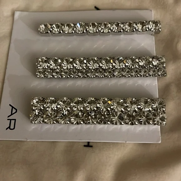 Alessandra Rich Crystal Hair Slides (clips) Hair accessory Alessandra Rich Silver in Metal - 34640940 main image 4